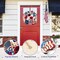 4th of July Decoration Wood Door Wall Signs, Wooden Mason Jar Wreaths Front Door